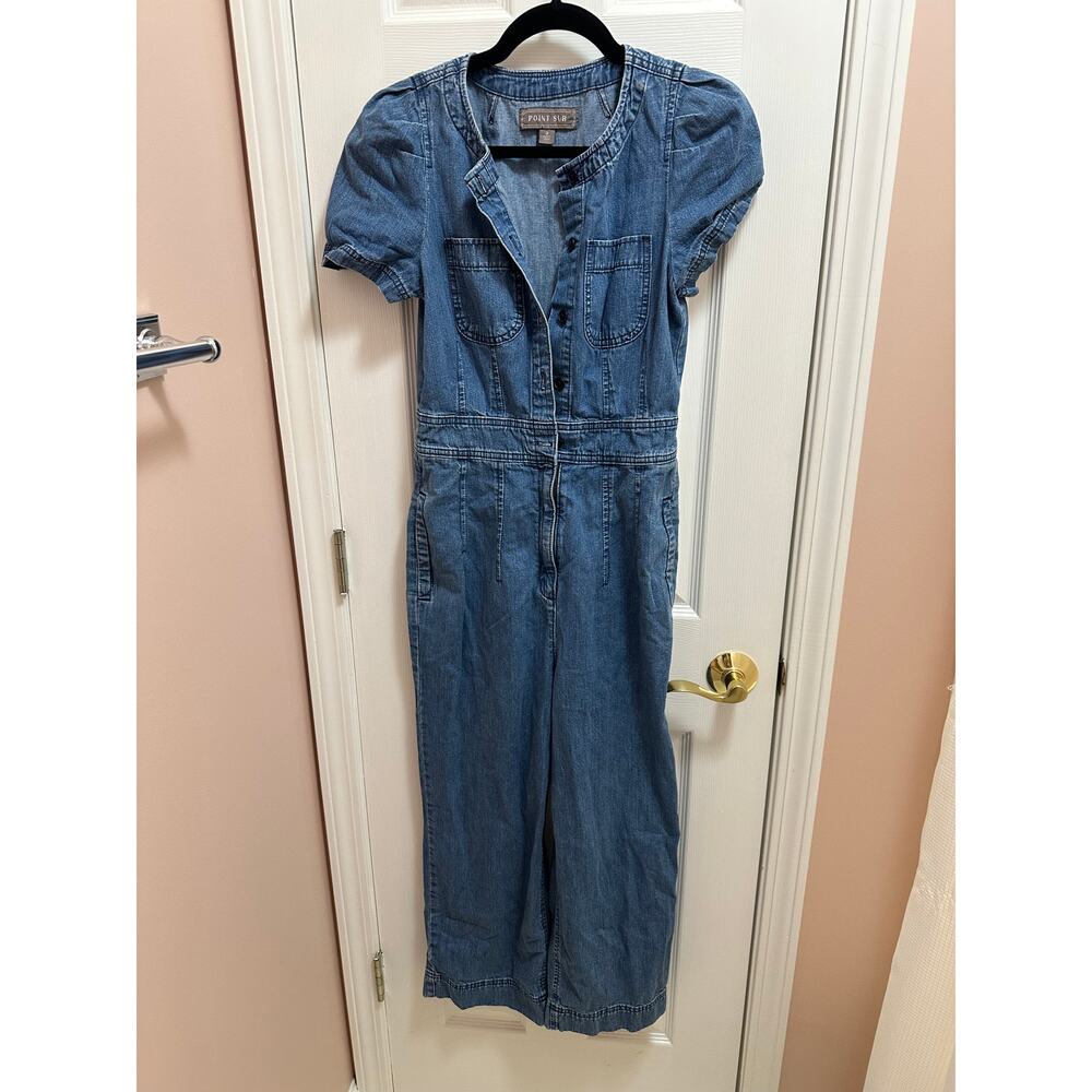 Point Sur Denim Jumpsuit Size 2